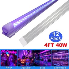 4 Ft UV Led Black Light Bar to Creat Fun Atmosphere in Halloween Christmas Party