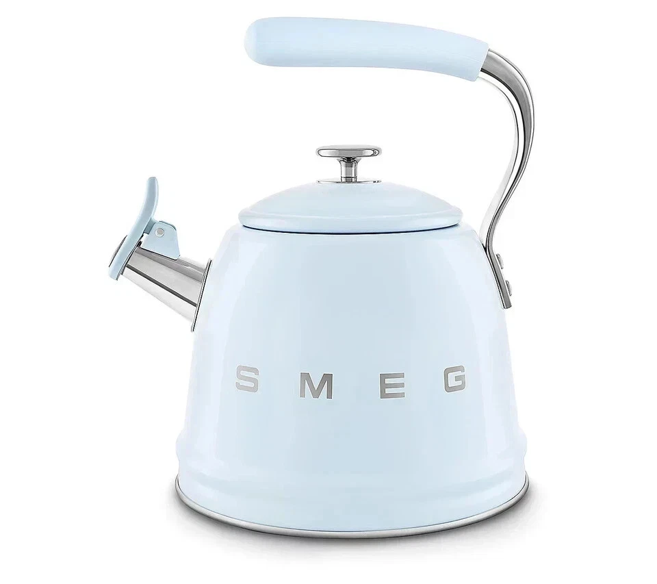 SMEG Retro Whistling Kettle_2.3L Stovetop BLUE Color NEW DHL SHIP - Image 2 of 2