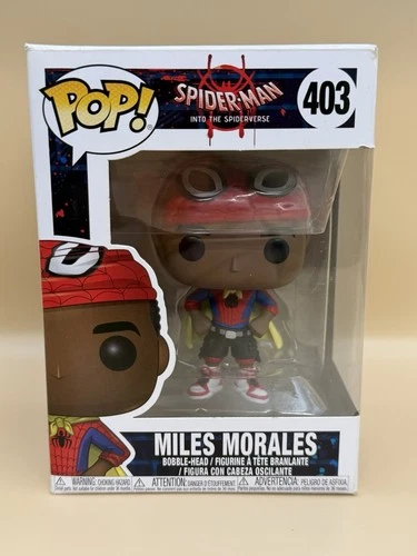 Funko Pop! Spider-Man Into The Spiderverse Miles Morales #403 w/ Protector