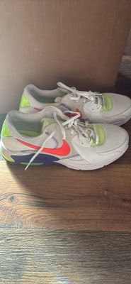 Nike Air Max Excee Sneakers Mens 11 White Indigo Crimson Yellow DD2985-100