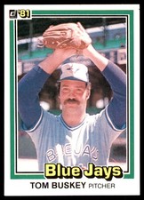 Tom Buskey 1981 Donruss #270 Blue Jays MLB READ FREE SHIPPING AutographDen