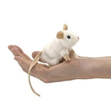 Folkmanis Puppets Mouse White