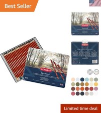 Versatile 24 Count Colored Pencils with Smooth Grip - Ideal for Artists