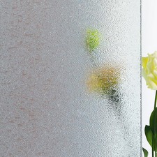 Crystal Etched Window Film Privacy Static Cling No Glue Anti UV 35x157in