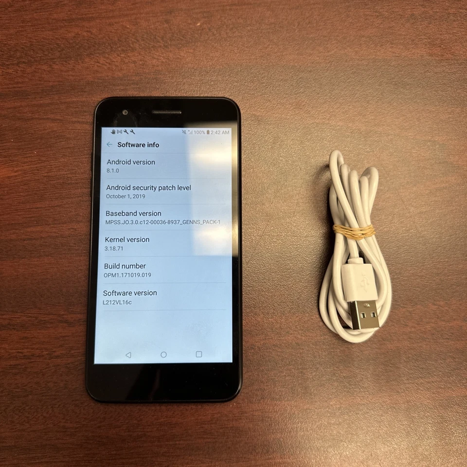 Smartphone LG Rebel 4 4G LTE 5" 16GB 8MP Prepago TracFone, Negro Foto 2 de 3