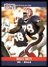 Bruce Smith 1990 Pro Set #443 Buffalo Bills NFL READ FREE SHIPPING AutographDen