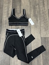 Black Alo Airbush Heart Throb Workout Set - Size Small - Authentic