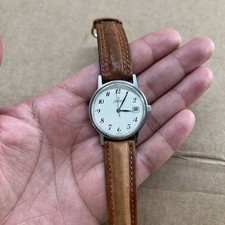 Omega Automatic Date 166.0163 Vintage Arabic Dial Swiss Watch 34mm Steel