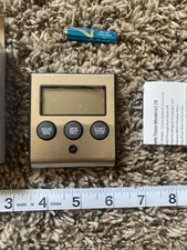 Digital Timer Stainless Steel Magnet Cooking Baking Kitchen New In Box eT-78