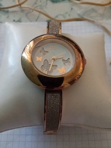 Ops Objects Glitter Lux Schmetterlinge Uhr OPSPW-367