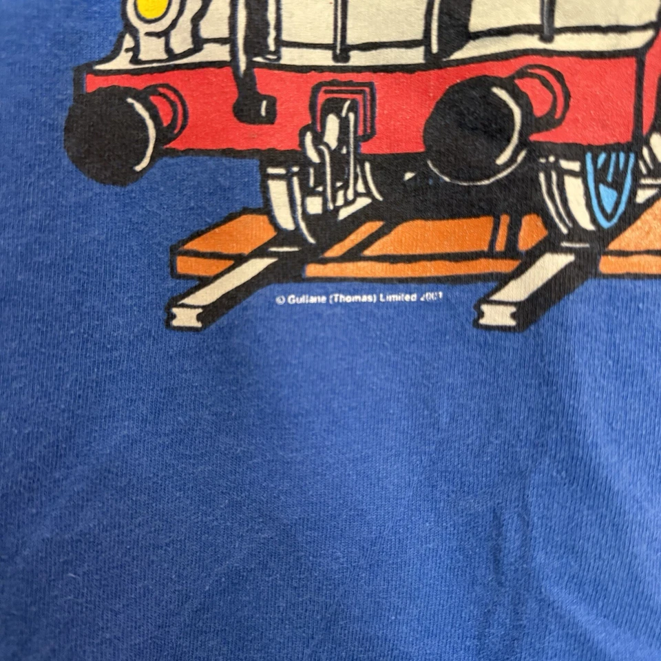 Camisa vintage 2001 Thomas The Tank Engine EE. UU. dibujos animados AOP talla niños 7 Foto 4 de 4