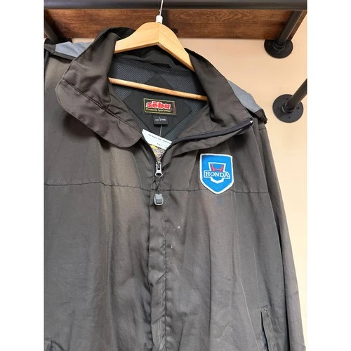 Size L - 90s Honda Vintage Seba Sportswear Hooded Windbreaker Track Jacket Acura image 3