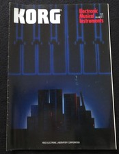 KORG 1984 Or. Brochure Vol.11: POLY-800, POLYSIX, MONO/POLY, DW-6000, EX-800....