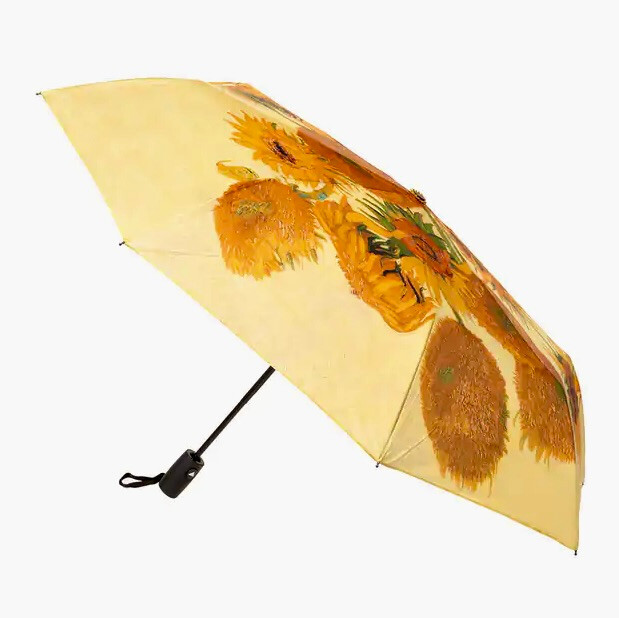 Auto Open Folding Umbrella Vincent van Gogh Sunflowers eBay