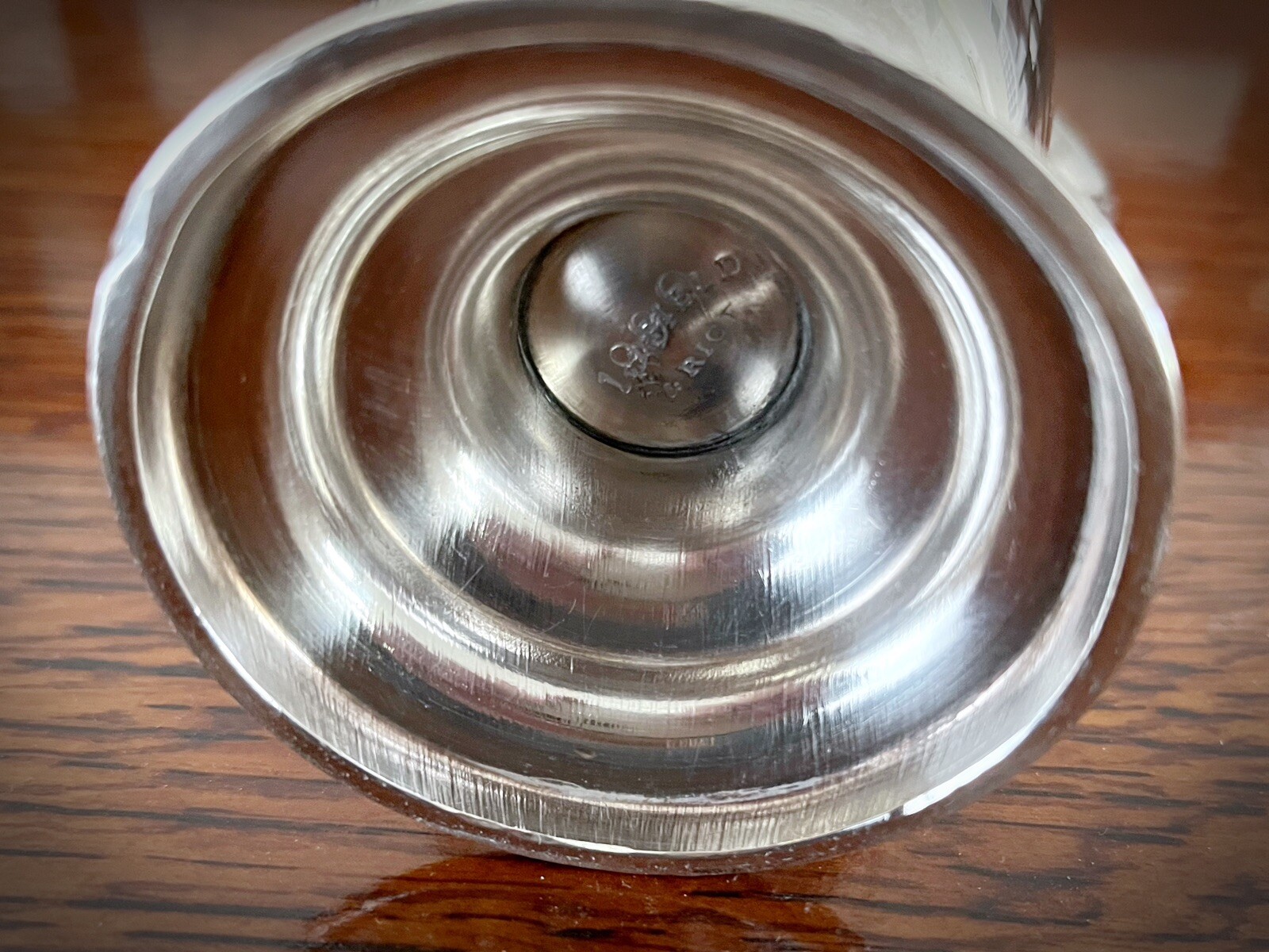 Rare Antique Redfield And Rice Silverplate Small Pedistal Pitcher