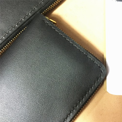 Marlondo Leather Zip Wallet - Ladies Black Long Zippered Wallet CLEARANCE Z10 - 第 3/5 張圖片