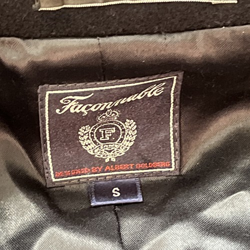 Faconnable Women’s Crested Sports Coat Blazer 100% Wool Made In Italy Lined Sm - Picture 12 of 12