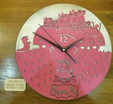 Peppa Pig Clock, Home Made UK