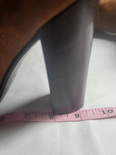 Stivali sopra il ginocchio marroni Sergio Rossi taglia UK 39,5 scamosciati Made in Italy - Foto 18 di 18