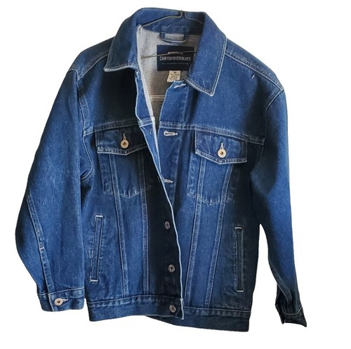 Vtg 90s Canyon River Denim Jean Jacket Mens XL | eBay
