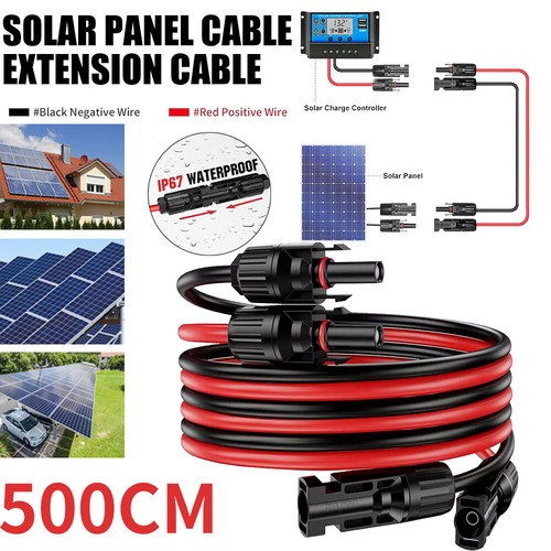 1 Pair Solar Panel Extension Cable Wire Black&Red PV Connector 6mm² Cable UK - Picture 14 of 15
