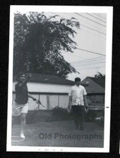 1970S FAMILY YARD PLAYING YARD DARTS JARTS OLD/VINTAGE PHOTO- E583