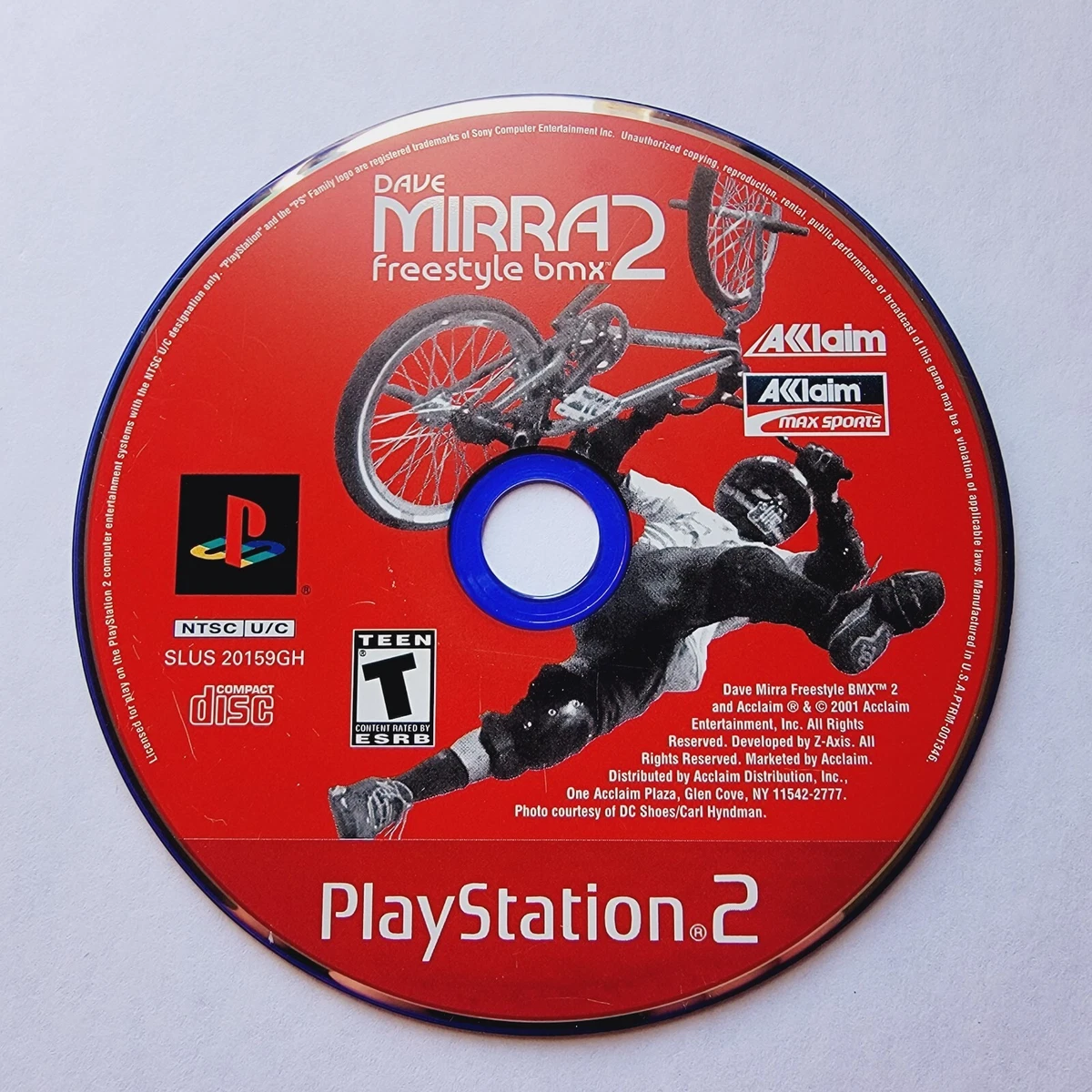 Dave mirra best sale freestyle bmx ps2