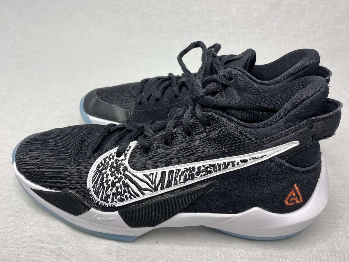 Nike Zoom Freak 2 Shoes Youth Size 5.5 Black Sneakers