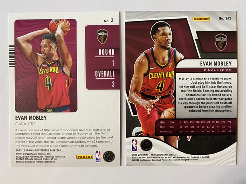 Evan Mobley 2022 Contenders Draft Class Cracked Ice Fanatic Exclusive SP RC 2 - Picture 2 of 4