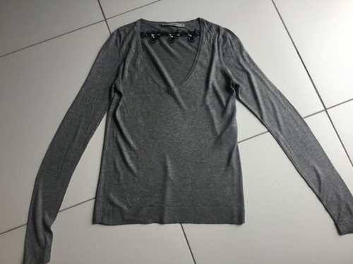 Pull Gris Kookai Femme Taille 3 - Haut Chaud, Occasion Très Bon état