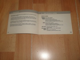 MANUAL DE INSTRUCCIONES HUDSON HAWK PARA LA NINTENDO NES CASTELLANO COMO NUEVO