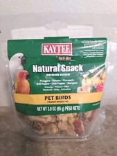 Kaytee Forti Diet Natural Snack Pet Birds Medley Food 3 Oz Pistachio Banana