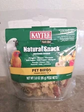 Kaytee Forti Diet Natural Snack Pet Birds Medley Food 3 Oz Pistachio Banana