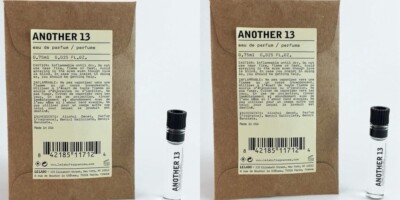 NIP 2 Le Labo Another 13 Eau de Parfum 0.05 Oz 1.5 mL Sealed Perfume Samples!