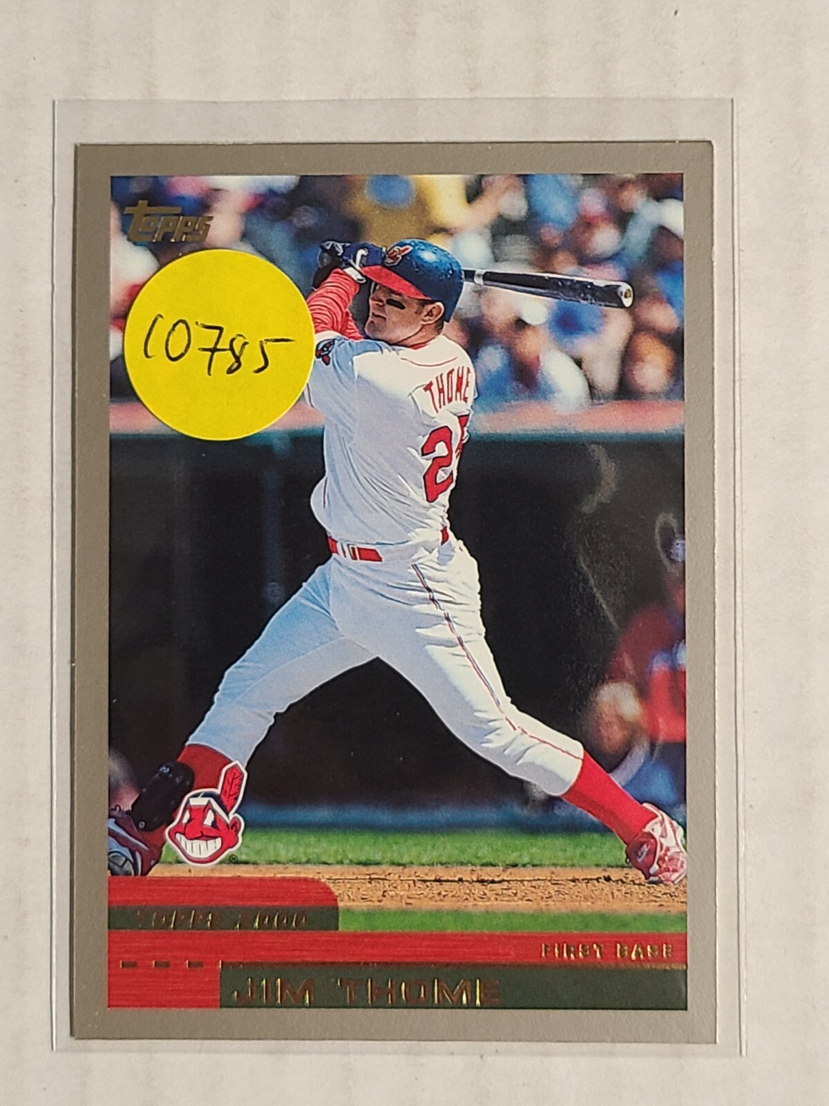 2000 Topps Jim Thome #360 (Indians) HOF 