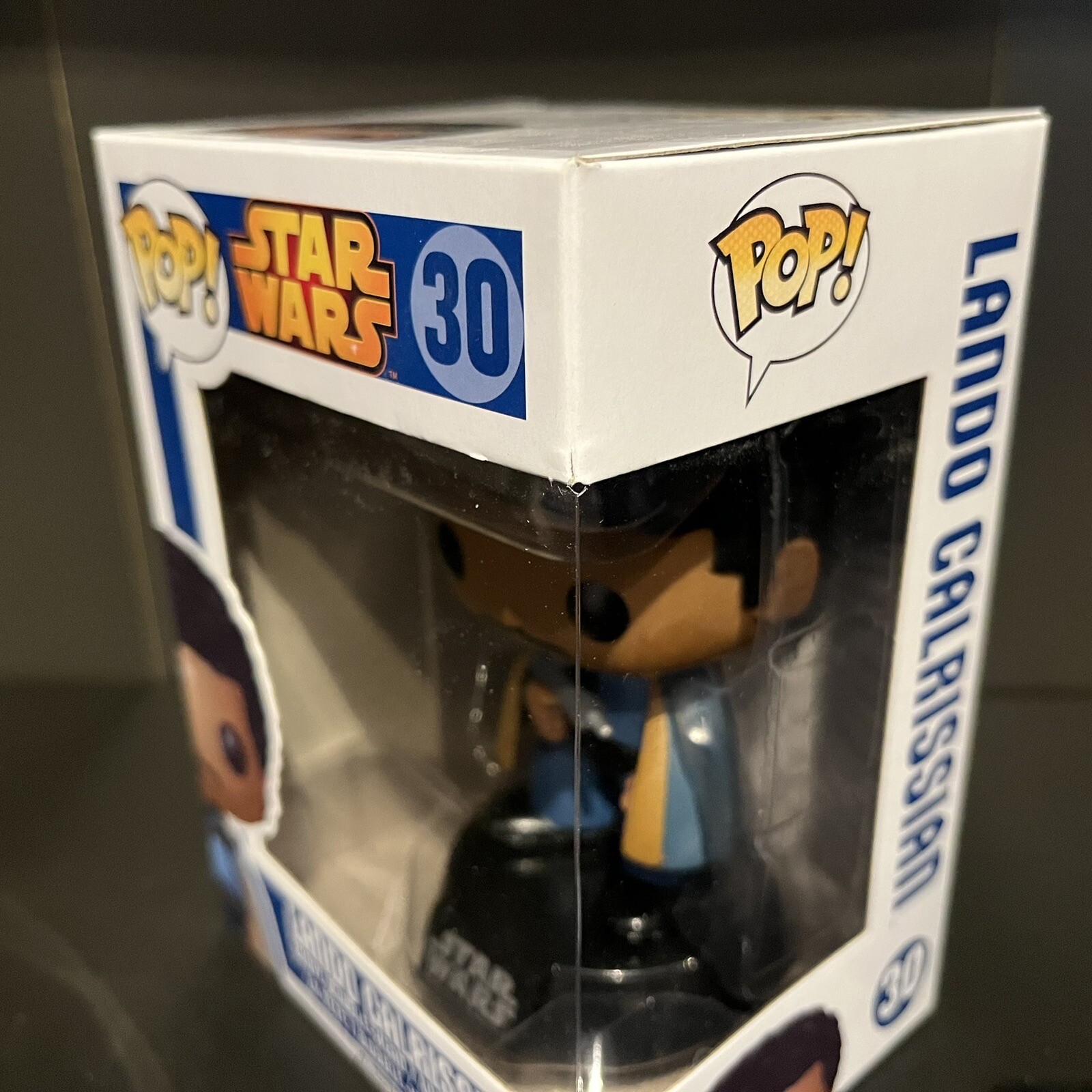 Funko POP Star Wars #30 Lando Calrissian Blue Box Vaulted 2013 Vinyl Bobble-Head