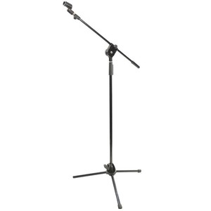 NEW-Pyle-PMKS3-Tripod-Microphone-Stand-W-Extending-Boom-Height-Adjustable
