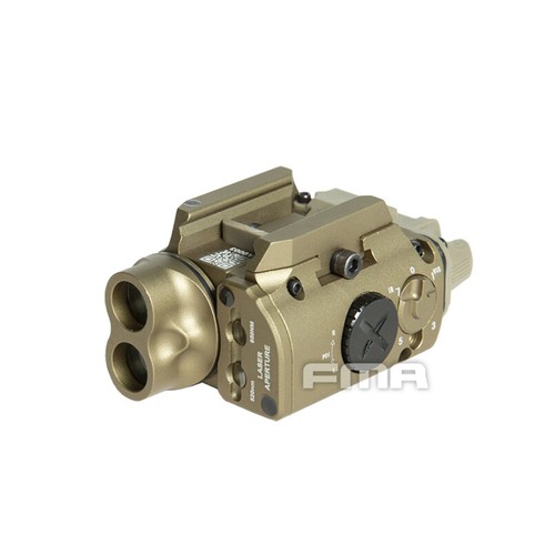 Linterna táctica FMA TB1407 luz láser roja para exteriores caza para riel guía - Imagen 25 de 25