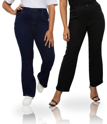Plus Size Boot Leg Jeans