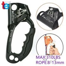 For 8~13mm L/R Hand Ascender Rock Climbing Tree Arborist Rappelling Gear Rope