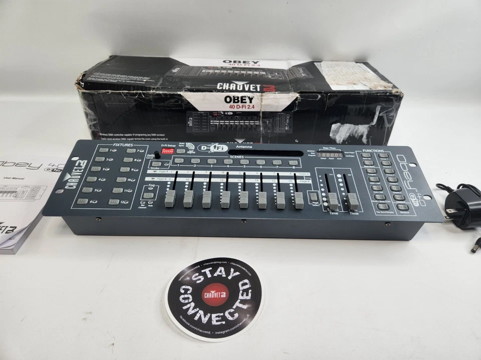 New Chauvet DJ LED Lighting Obey40 D-Fi 2.4 DMC Stage Lighting Controller - Image 4 of 4