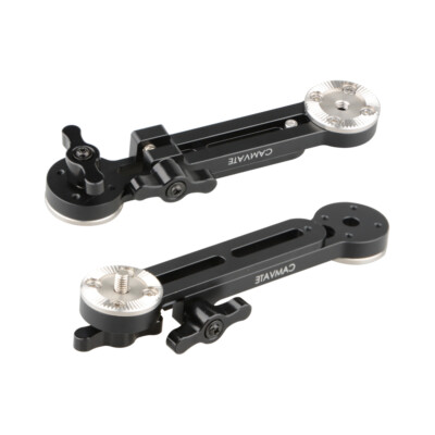2x CAMVATE Adjustable Extension Arm w/Double Rosette Mounts fr DSLR Shoulder Rig