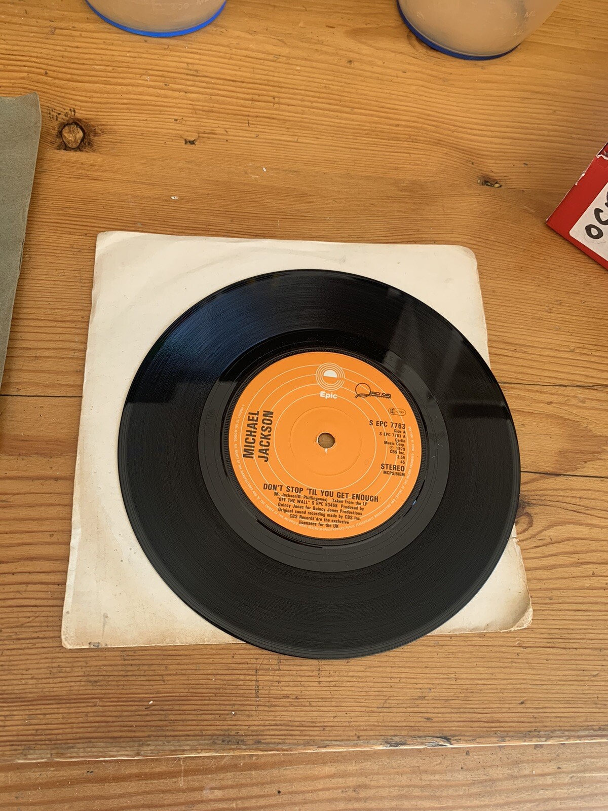 Michael Jackson Don’t Stop Till You Get EX Co 7” Vinyl 45 Plays Perfect 70s Soul