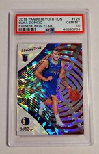2018 REVOLUTION LUKA DONCIC CHINESE NEW YEAR ROOKIE RC PSA 10 RARE