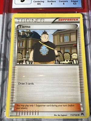 tierno pokemon card value Rocket's Raticate Art Rare 108/098 PSA 10 GEM MINT You may play only 1 Supporter card during your turn (before your attack) Tierno (xy9-112) - PokemonCard