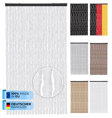 Flauschvorhang 100x200cm Outdoor Vohang Insektenschutz Balkon Terrasse Pavillon - Bild 1 von 4