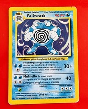 Lotto Carte Pokemon Poliwrath 13/102 Set Base Bellissimo