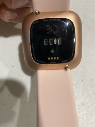Fitbit Versa 2 - Health & Fitness Smart Watch Copper Rose / Pink Band FB507 - Zdjęcie 4 z 10