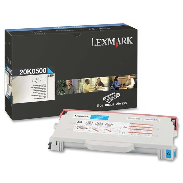 Original Lexmark Toner 20K0500 Cyan A-Ware-image