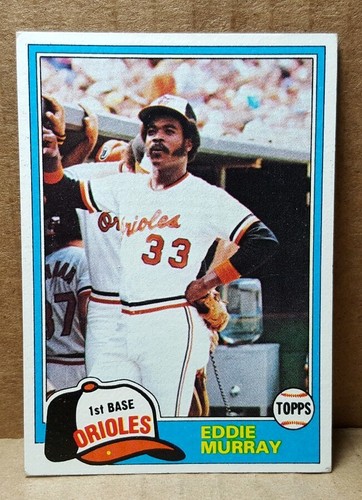 Carta Baseball 1981 Topps Eddie Murray #490 VF/NM - Foto 1 di 4